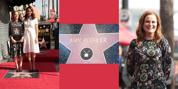 Amy Poehler receives the 2,566th Star on the Hollywood Walk of Fame on Thursday, December 3, 2015 in Hollywood, California .  (Photo: Alex J. Berliner/ABImages)