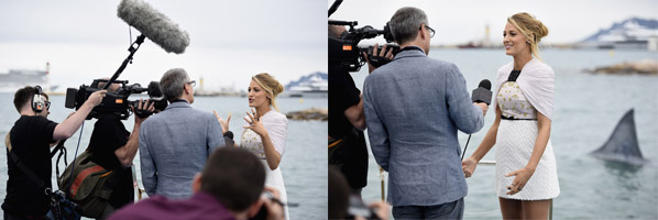 CANNES, FRANCE - May 13, 2016: Blake Lively at Columbia Pictures' THE SHALLOWS Photo Call during the 69th annual Cannes Film Festival at La Plage Majestic on May 13, 2016 in Cannes, France.